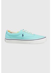Polo Ralph Lauren tenisówki KEATON męskie. Nosek buta: okrągły. Zapięcie: sznurówki. Kolor: niebieski. Materiał: guma