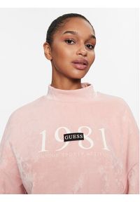 Guess Bluza Aleta V3BQ00 KBC00 Różowy Regular Fit. Kolor: różowy. Materiał: syntetyk #2