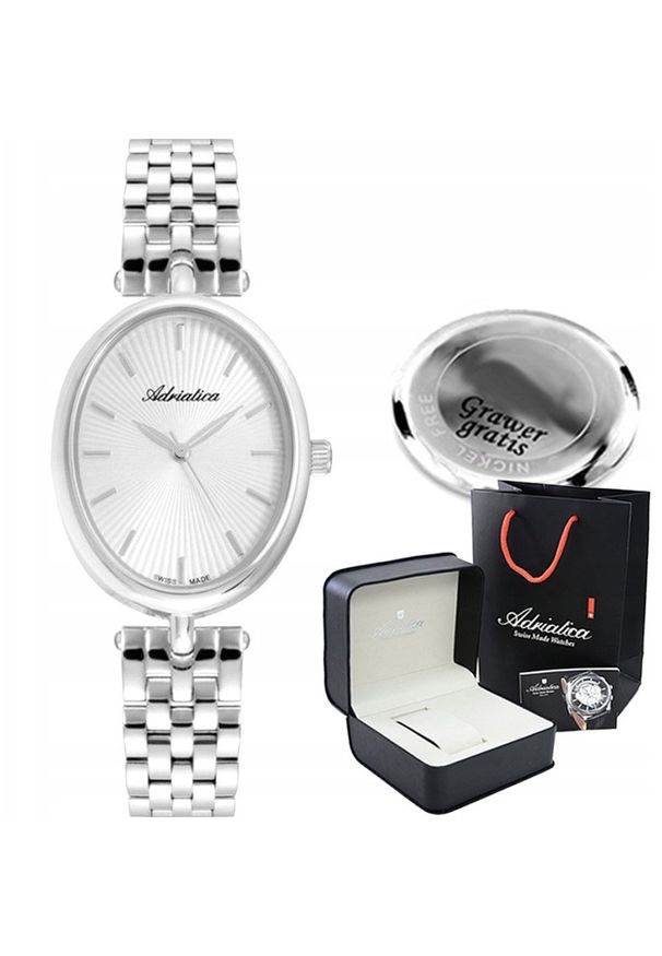 Zegarek Adriatica Zegarek damski LUCY-SL z GRAWEREM