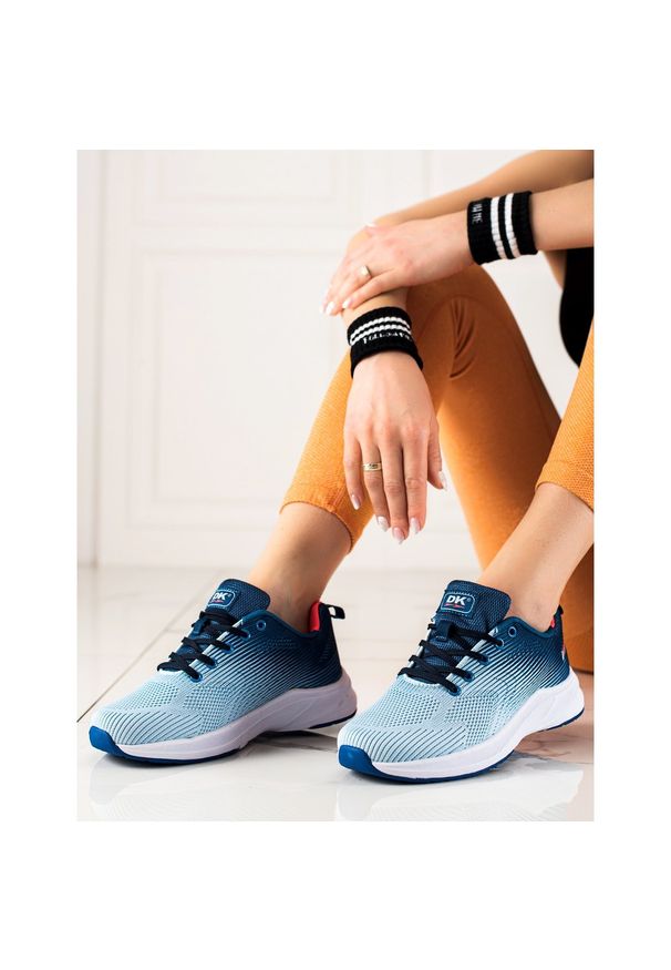 Lekkie Buty Sportowe DK niebieskie. Kolor: niebieski