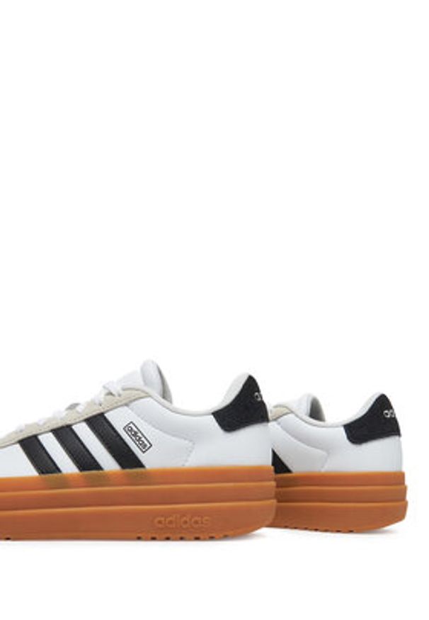 Adidas - adidas Sneakersy VL COURT BOLD JQ8065 Biały. Kolor: biały. Materiał: skóra