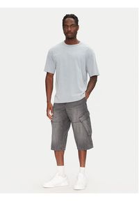 Tom Tailor Szorty jeansowe 1044977 Szary Relaxed Fit. Kolor: szary. Materiał: bawełna #6