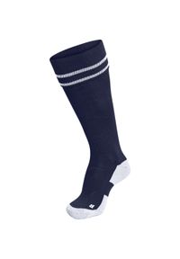 Getry piłkarskie dla dorosłych Hummel Element Football Sock. Kolor: niebieski, wielokolorowy, biały. Sport: piłka nożna