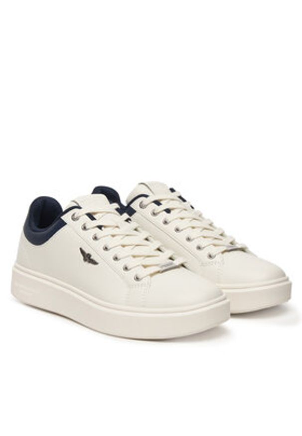 Aeronautica Militare Sneakersy 261SC0307UCT03591 Biały. Kolor: biały. Materiał: skóra