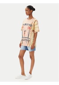 One Teaspoon T-Shirt Its Juicy In Jamaica 26940 Pomarańczowy Relaxed Fit. Kolor: pomarańczowy. Materiał: bawełna #5