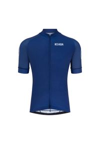 KEADA SPORTS - Męska koszulka kolarska z krótkim rękawem – Granatowa. Kolor: niebieski. Długość rękawa: krótki rękaw. Długość: krótkie. Sport: kolarstwo #1