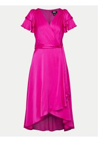 DKNY Sukienka koktajlowa DD4AQ571 Różowy Regular Fit. Kolor: różowy. Materiał: syntetyk. Styl: wizytowy #1