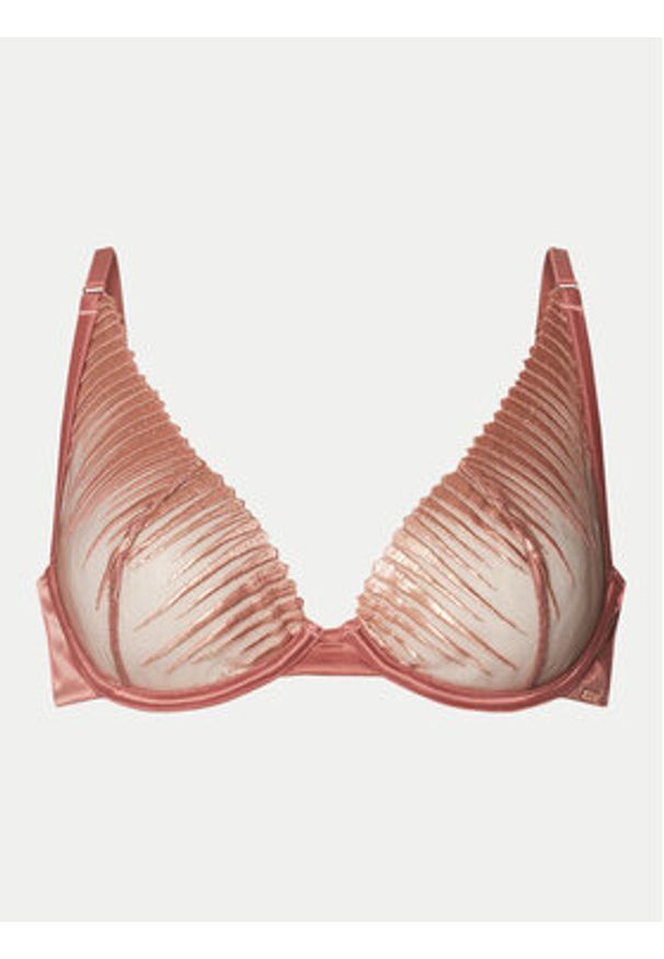 Hunkemöller Biustonosz z fiszbiną Daphne 300393 Czerwony. Kolor: czerwony. Materiał: syntetyk