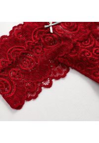 Intica - Stringi koronkowe z szerokim pasem na co dzień i okazje Chandrima. Kolor: beżowy. Materiał: koronka. Wzór: koronka #6