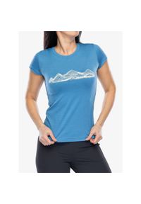 SENSOR - Koszulka merino damska Sensor Merino Active PT Tee S/S. Kolor: niebieski