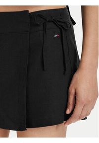 Tommy Jeans Spódnico-szorty DW0DW22267 Czarny Regular Fit. Kolor: czarny. Materiał: len #3
