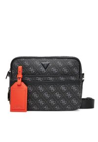 Guess Saszetka HMMILO P5422 Czarny. Kolor: czarny. Materiał: skóra