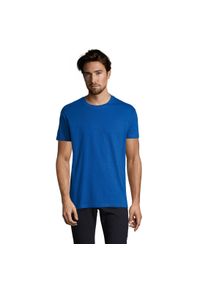 SOL'S - Koszulka Sol's Imperial. Kolor: niebieski. Materiał: bawełna. Sport: piłka nożna #1