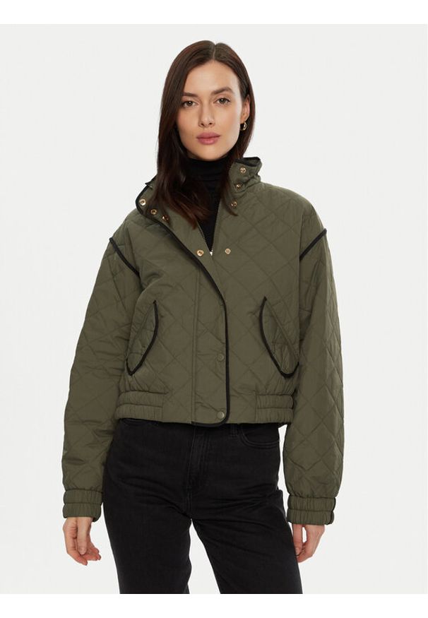 Vero Moda Kurtka bomber Vilma 10320615 Khaki Relaxed Fit. Kolor: brązowy. Materiał: syntetyk