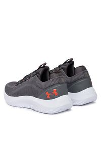 Under Armour Buty na siłownię UA W Dynamic 2 3028076 025 Szary. Kolor: szary. Materiał: materiał. Sport: fitness #6
