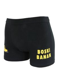 Czarne Bokserki Męskie Moraj. Kolor: czarny. Materiał: materiał #3