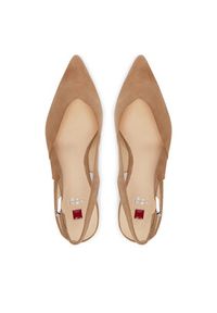 HÖGL Czółenka 1-104612 Beżowy. Kolor: beżowy. Materiał: zamsz, skóra #5