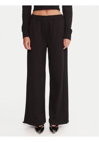 Versace Jeans Couture Spodnie dresowe 79HAAT05 CF01T Czarny Regular Fit. Kolor: czarny. Materiał: bawełna #1