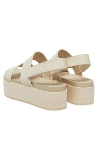 Calvin Klein Jeans Sandały Flatform Sandal Sling In YW0YW01788 Écru. Materiał: materiał #3