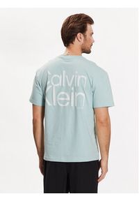 Calvin Klein T-Shirt Matte Back K10K111124 Zielony Relaxed Fit. Kolor: zielony. Materiał: bawełna