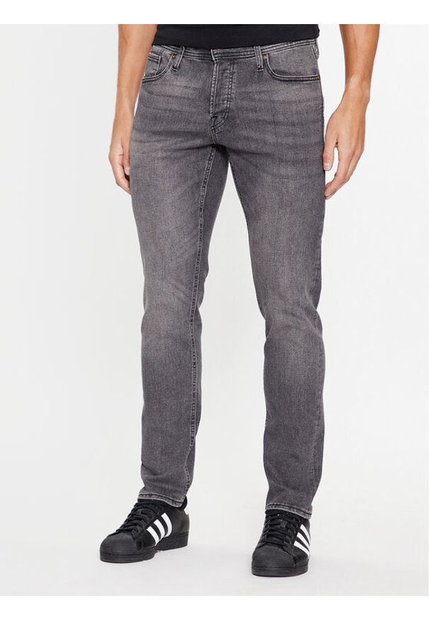 Jack & Jones - Jack&Jones Jeansy 12243599 Szary Slim Fit. Kolor: szary