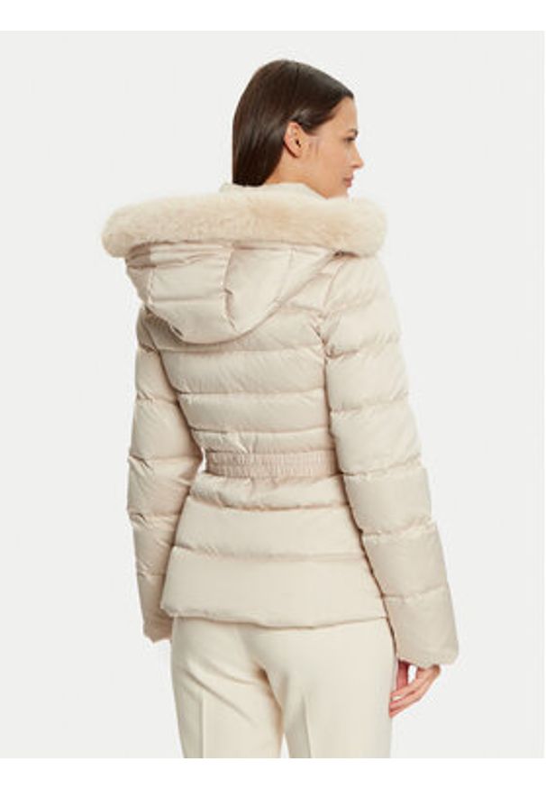 Marciano Guess Kurtka puchowa 4BGL14 7187A Beżowy Regular Fit. Kolor: beżowy. Materiał: syntetyk