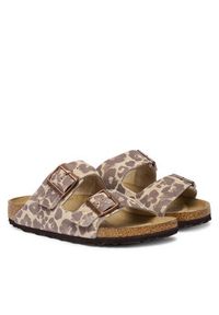 Birkenstock Klapki Arizona Print 1033330 Brązowy jasny. Kolor: brązowy. Materiał: skóra. Wzór: nadruk #2
