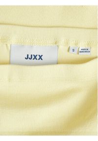 JJXX Top Fiona 12234188 Żółty Slim Fit. Kolor: żółty. Materiał: bawełna #11