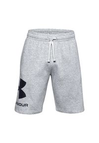 Spodenki fitness męskie Under Armour Rival Fleece. Kolor: szary. Sport: fitness