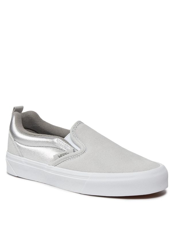 Tenisówki Vans Knu Slip VN0009QDX1K1 Silver/True White. Kolor: srebrny