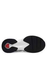 Love Moschino - LOVE MOSCHINO Sneakersy JA15326G1MIQE10A Biały. Kolor: biały. Materiał: skóra #4