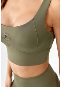 ROUGH RADICAL - Stanik top sportowy treningowy szybkoschnący Rough Radical Sports Bra Hamptons. Kolor: zielony. Sport: fitness