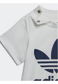 Adidas - adidas Komplet t-shirt i szorty sportowe Trefoil Shorts Tee Set IB8638 Niebieski Regular Fit. Kolor: niebieski. Materiał: bawełna