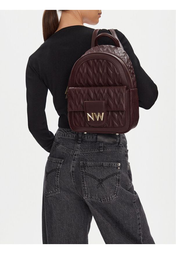 Nine West Plecak CEO-Astoria-Aura-LX10163 Brązowy. Kolor: brązowy. Materiał: materiał