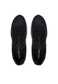 Calvin Klein Jeans Sneakersy Retro Runner Sock Laceup Mix YM0YM01414 Czarny. Kolor: czarny. Materiał: materiał #6