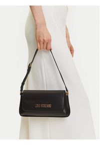 Love Moschino - LOVE MOSCHINO Torebka JC4058PP1MLO0000 Czarny. Kolor: czarny. Materiał: skórzane #4