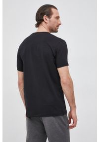 JOOP! - Joop! T-shirt męski kolor czarny z nadrukiem. Okazja: na co dzień. Kolor: czarny. Wzór: nadruk. Styl: casual #4