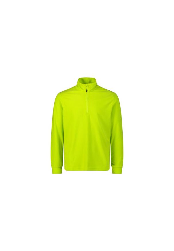 Golf męski narciarski CMP. Typ kołnierza: golf. Kolor: żółty, zielony. Sport: golf, narciarstwo