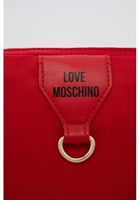 Love Moschino nerka kolor czerwony. Kolor: czerwony. Wzór: nadruk #4