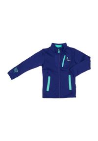 PEAK MOUNTAIN - Kurtka polarowa damska Peak Mountain Aynur. Kolor: niebieski. Materiał: polar. Sezon: zima. Sport: narciarstwo #1