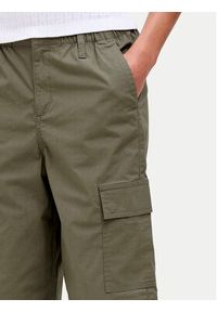 JJXX Spodnie capri Olga 12271698 Zielony Straight Fit. Kolor: zielony. Materiał: bawełna
