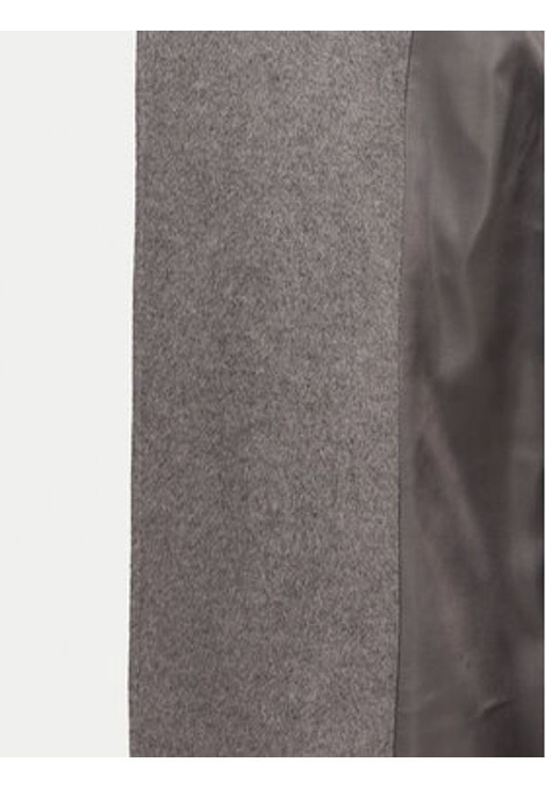 Weekend Max Mara Płaszcz wełniany Tempera 2525016082 Szary Regular Fit. Kolor: szary. Materiał: wełna