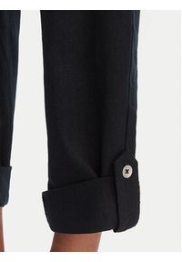 Roxy Spodnie materiałowe On The Seashore ERJNP03294 Czarny Regular Fit. Kolor: czarny. Materiał: wiskoza #4