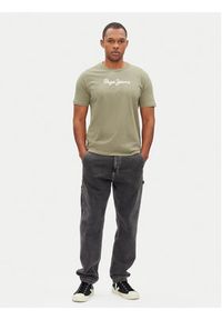 Pepe Jeans T-Shirt Eggo N PM508208 Zielony Regular Fit. Kolor: zielony. Materiał: bawełna #2