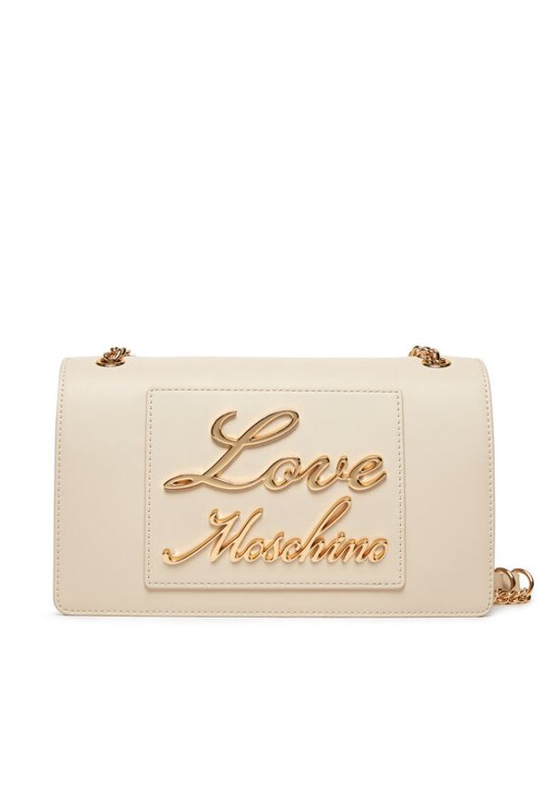 Love Moschino - LOVE MOSCHINO Torebka JC4117PP1ILM0110 Écru. Materiał: skórzane