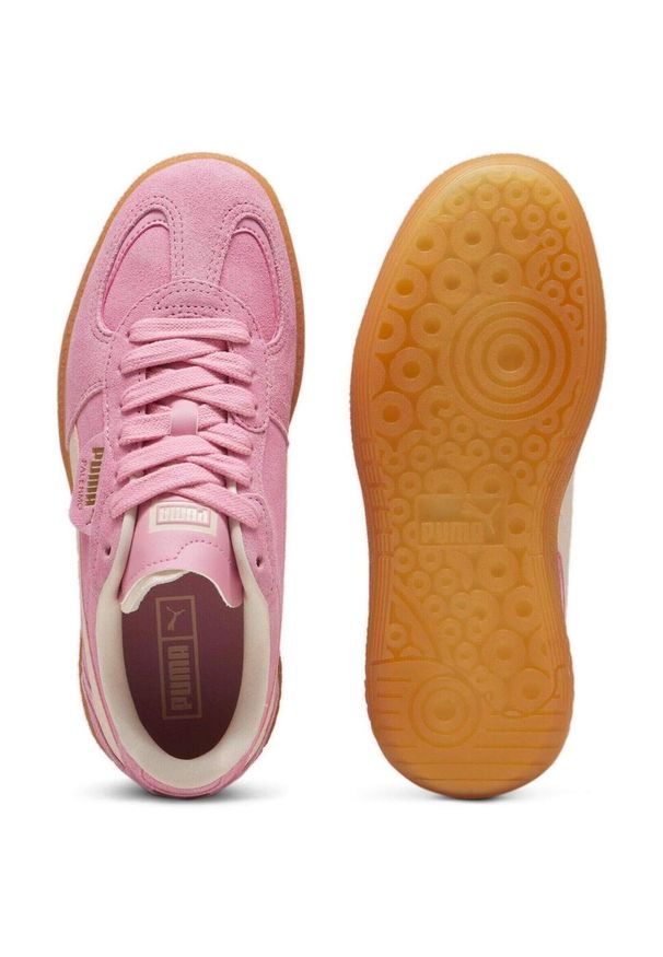 Buty damskie trampki sportowe Puma PALERMO. Kolor: różowy. Materiał: materiał, zamsz