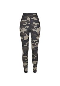 Urban Classics - Legginsy damskie w dużych rozmiarach Urban Classic camo waist. Kolor: czarny #1