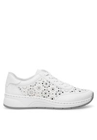 Rieker Sneakersy N6506-80 Biały. Kolor: biały