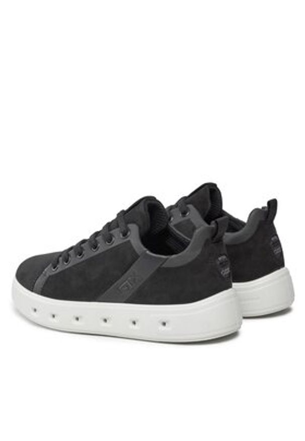 ecco - ECCO Sneakersy Street 720 20975351052 Czarny. Kolor: czarny. Materiał: skóra, nubuk