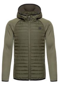 Jack & Jones - KURTKA JACK & JONES JCOMULTI QUILTED JACKET NOOS GRAPE LEAF 12110590. Kolor: zielony